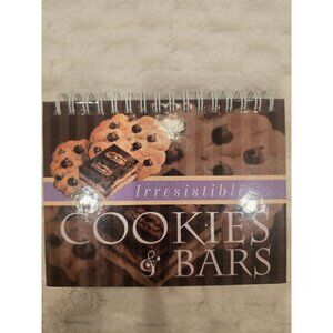 Irresistible Cookies & Bars Spiral-Bound Recipe Book Featuring 75+ Recipes For C